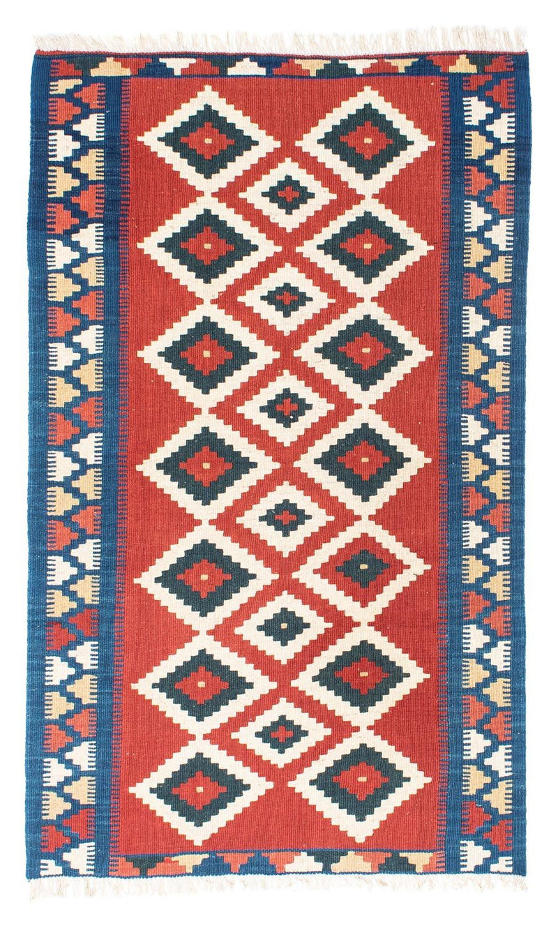 Kelim Rug - Oriental - 156 x 98 cm - red