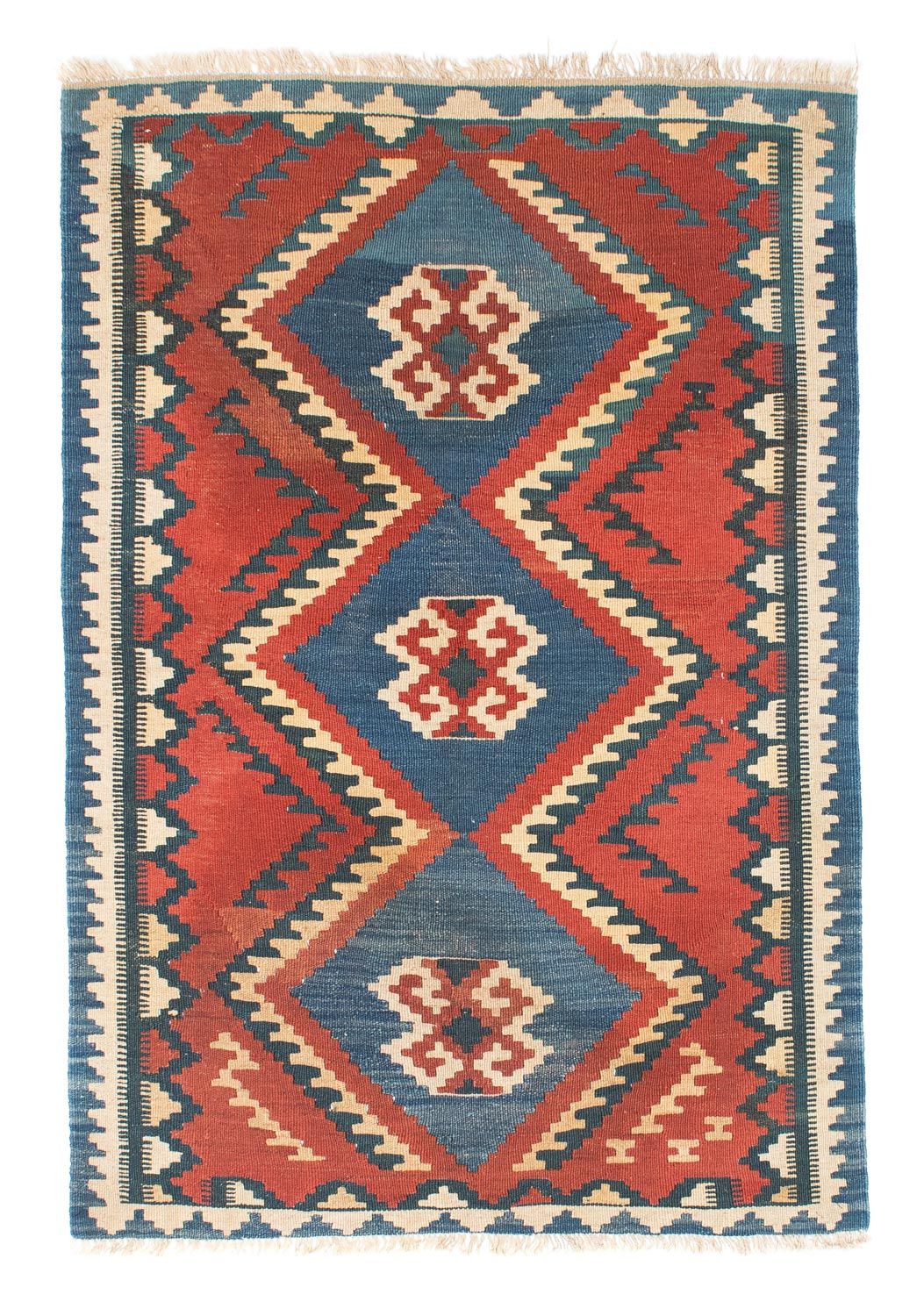 Kelim Rug - Oriental - 156 x 98 cm - rust