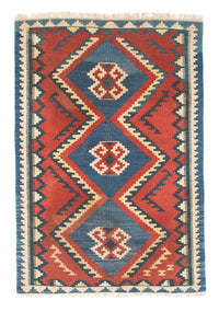 Kelim Rug - Oriental - 156 x 98 cm - rust