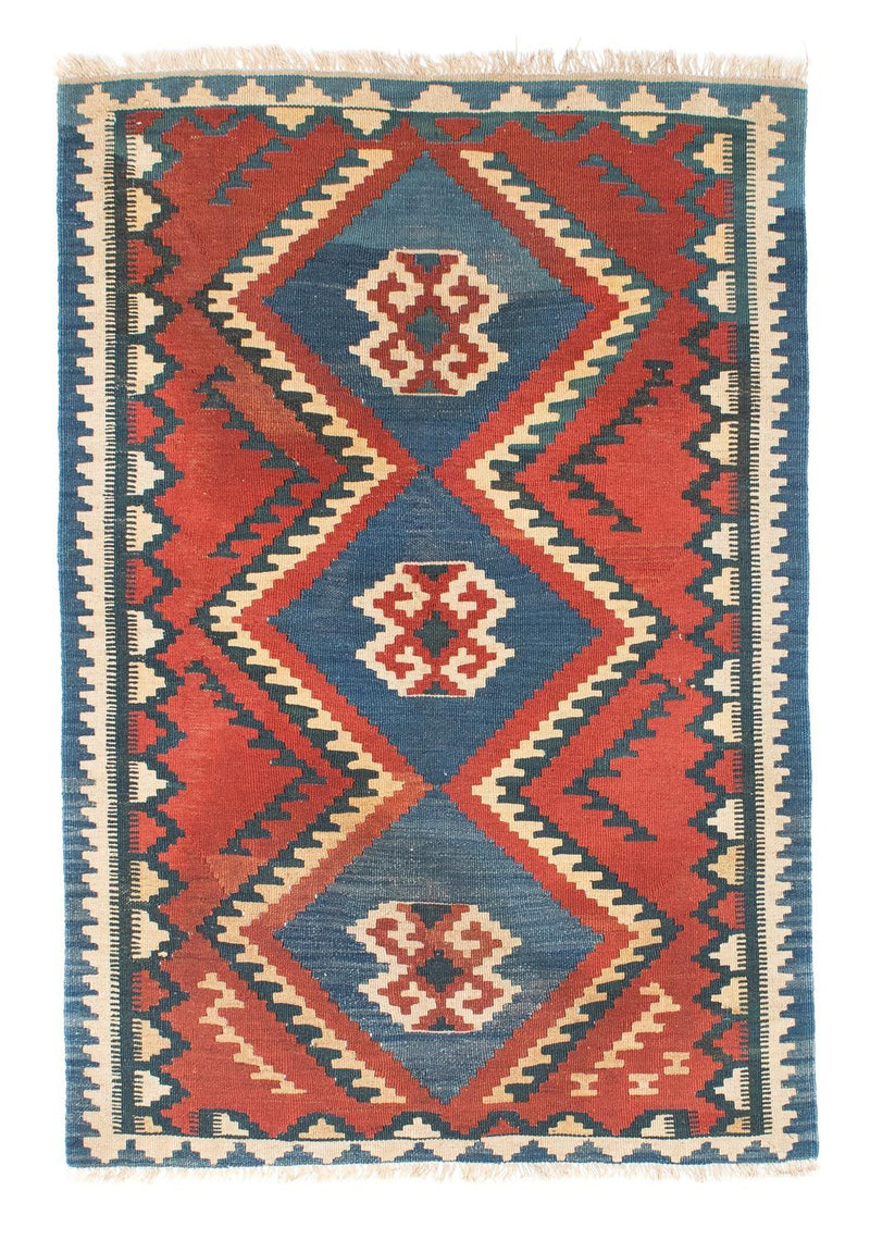 Kelim Rug - Oriental - 156 x 98 cm - rust