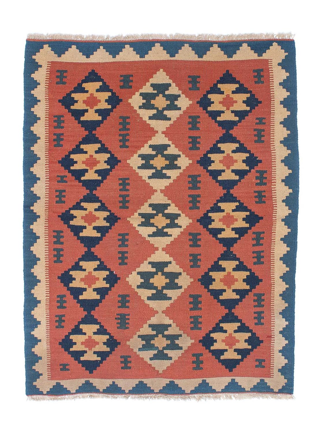 Kelim Rug - Oriental - 150 x 108 cm - rust