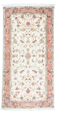 Runner Perser Rug - Tabriz - Royal - 202 x 100 cm - beige