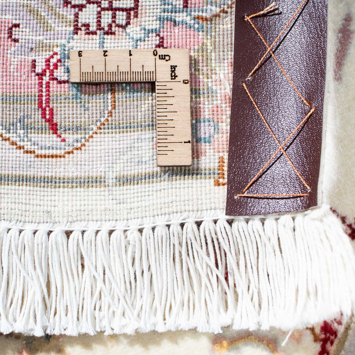 Runner Perser Rug - Tabriz - Royal - 202 x 100 cm - beige