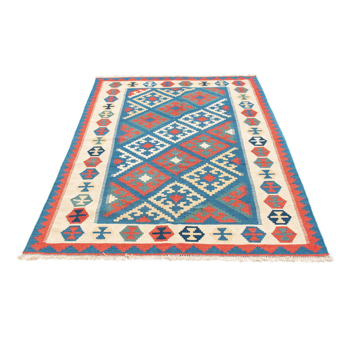 Kelim Rug - Oriental - 177 x 122 cm - blue