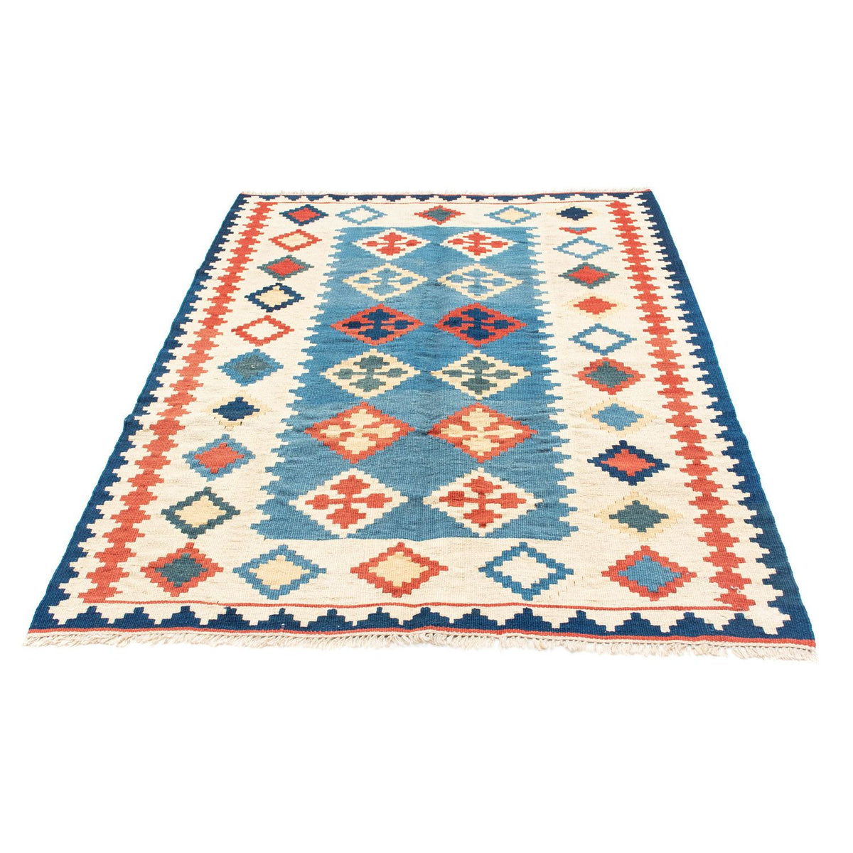 Kelim Rug - Oriental - 168 x 122 cm - blue