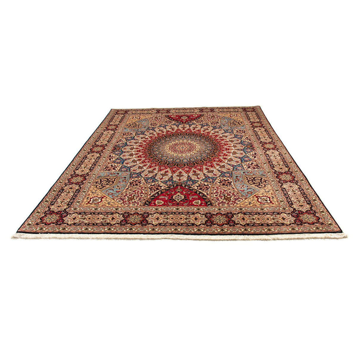 Perser Rug - Tabriz - Royal - 255 x 206 cm - light brown