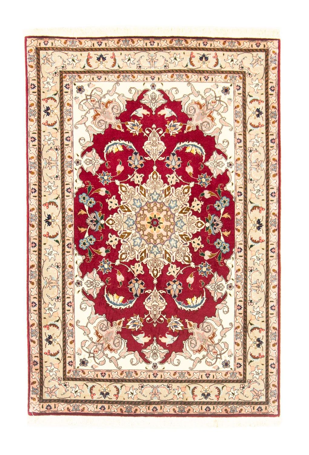 Perser Rug - Tabriz - Royal - 147 x 100 cm - red