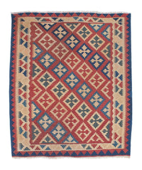Kelim Rug - Oriental - 143 x 117 cm - multicolored