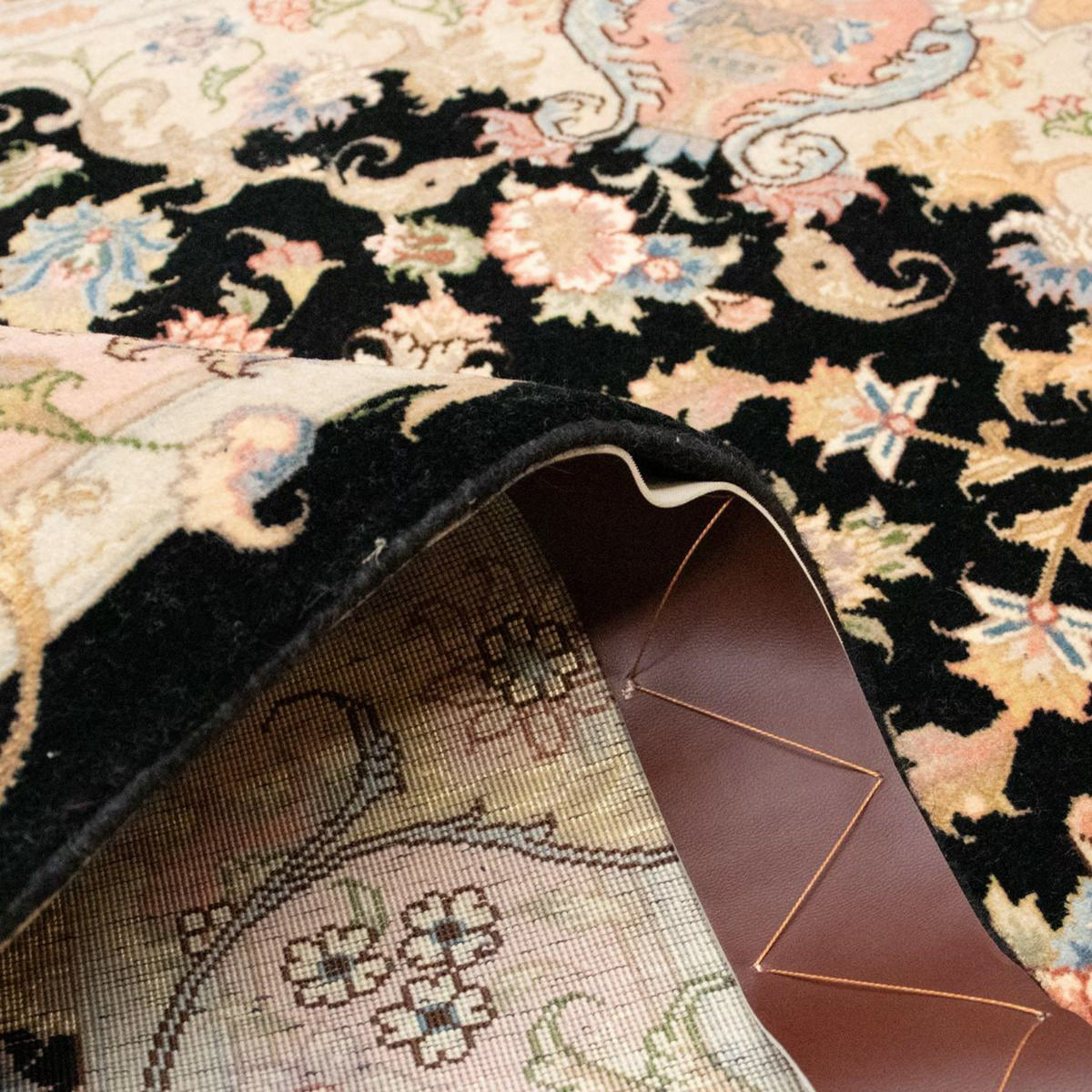 Perser Rug - Tabriz - Royal - 154 x 104 cm - black