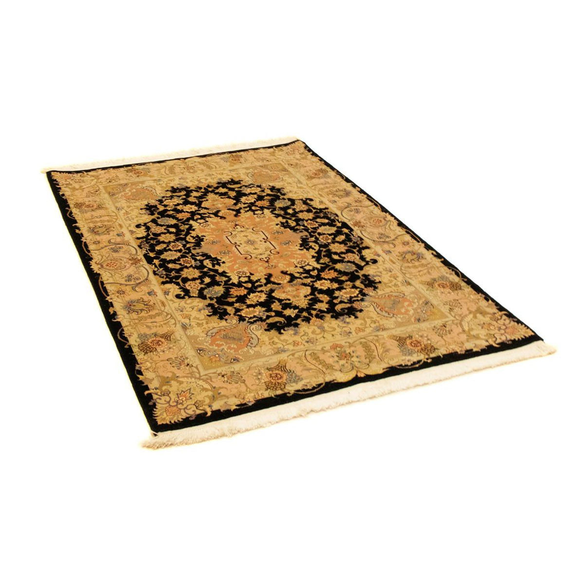 Perser Rug - Tabriz - Royal - 151 x 103 cm - black