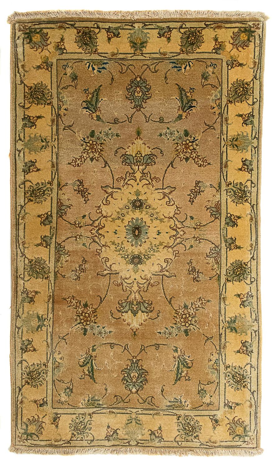 Perser Rug - Tabriz - Royal - 122 x 66 cm - light brown