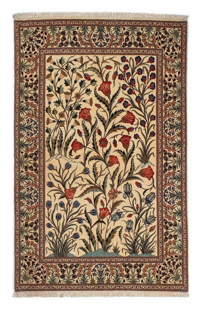 Qom Rug 136x209cm - Persian Rugs