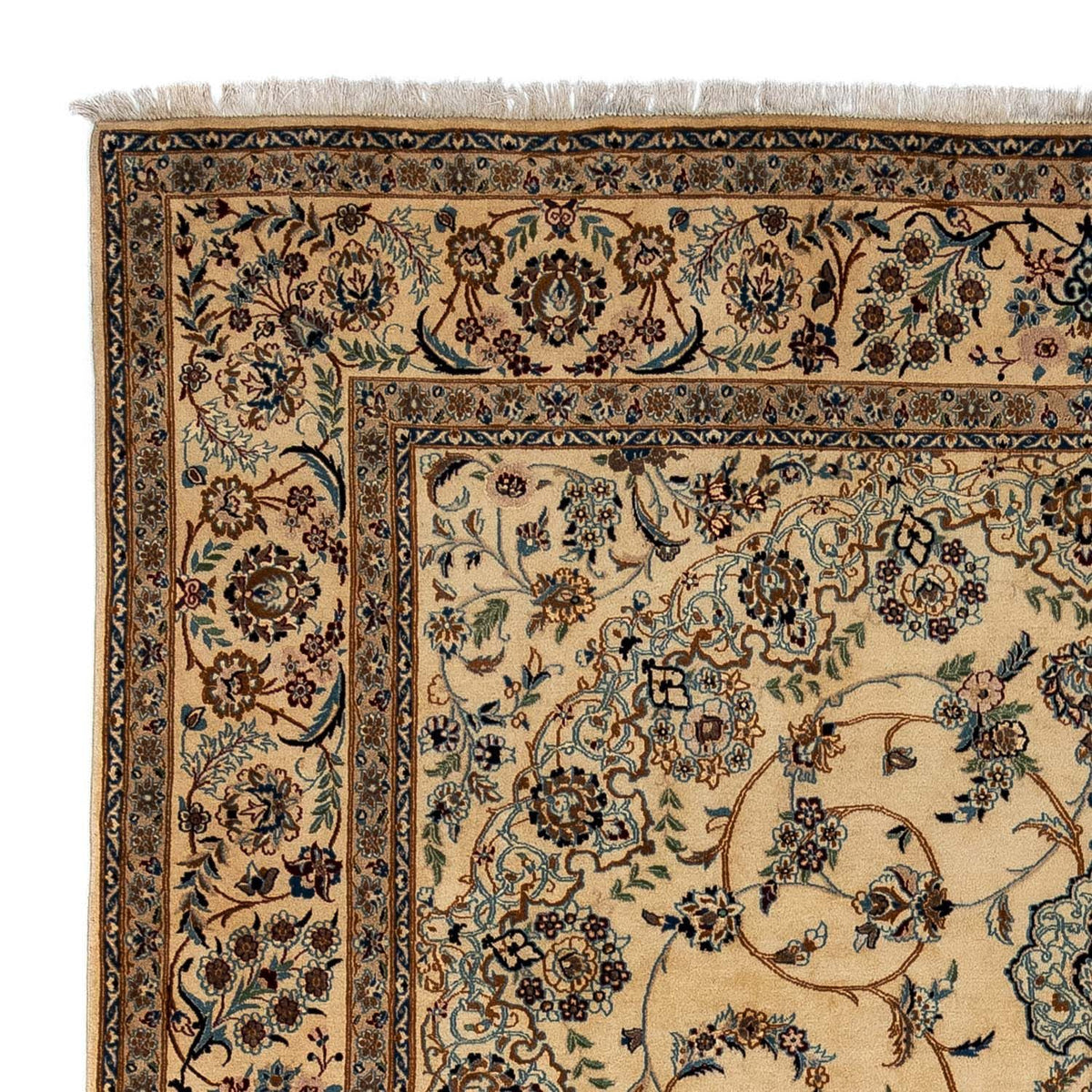 Perser Rug - Nain - 359 x 241 cm - beige