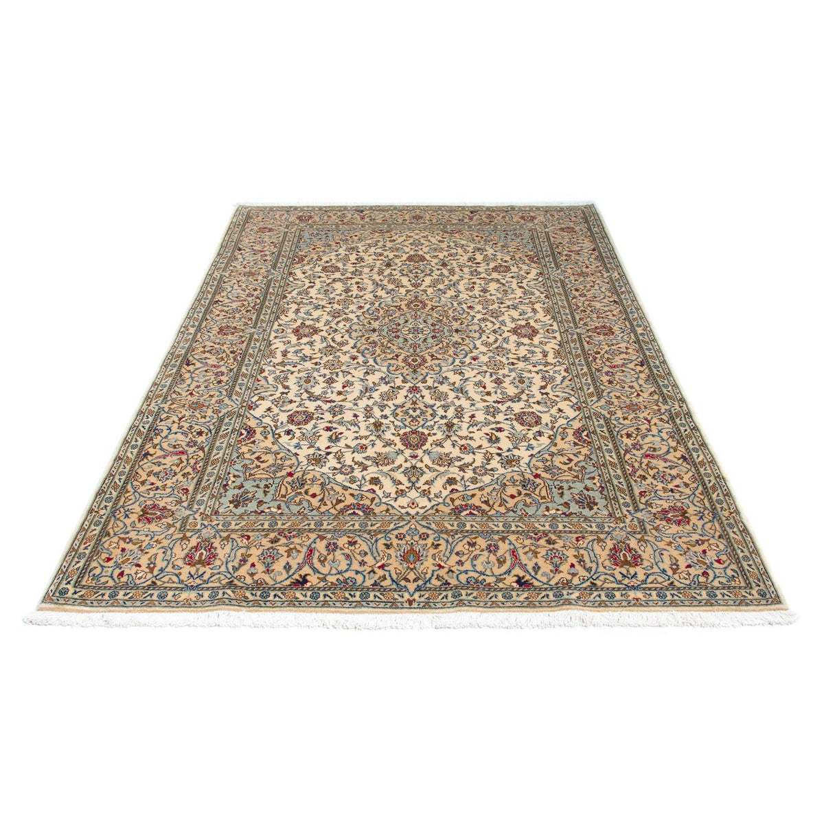 Perser Rug - Keshan - 216 x 142 cm - beige