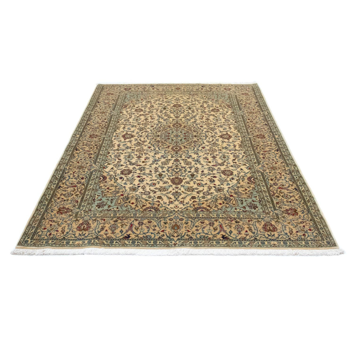 Perser Rug - Keshan - 216 x 142 cm - beige