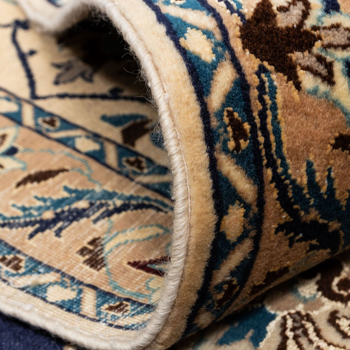 Perser Rug - Nain - 350 x 258 cm - dark blue