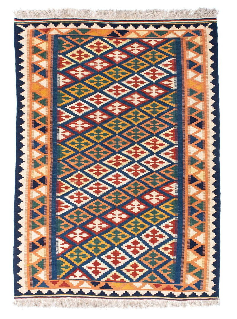 Kelim Rug - Oriental - 156 x 110 cm - blue