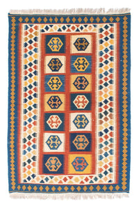 Kelim Rug - Oriental - 145 x 100 cm - blue