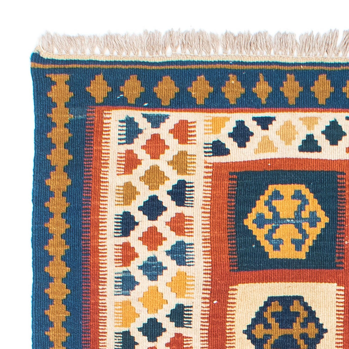 Kelim Rug - Oriental - 145 x 100 cm - blue