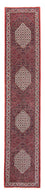 Runner Perser Rug - Bidjar - 415 x 82 cm - dark red