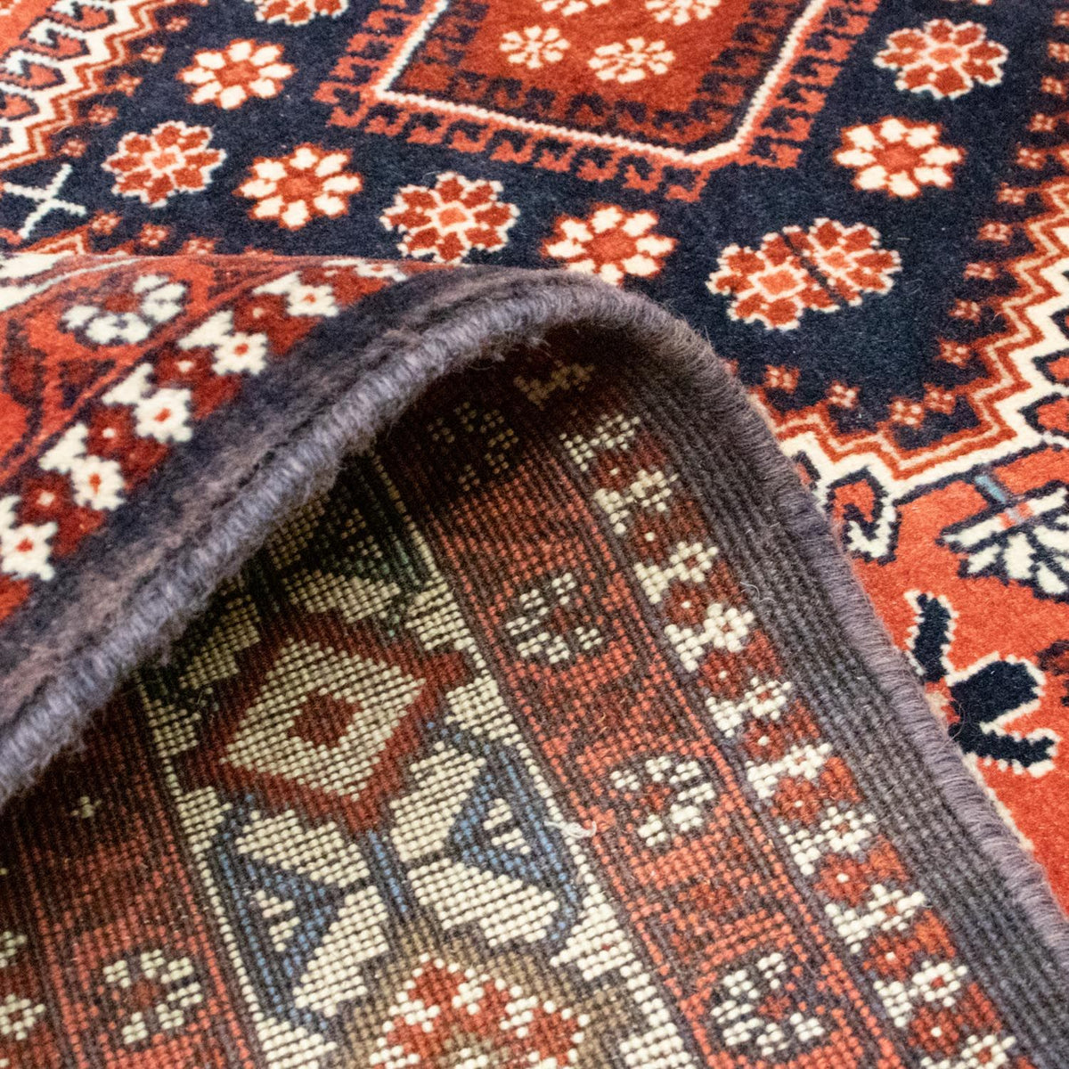 Perser Rug - Nomadic - 225 x 150 cm - red