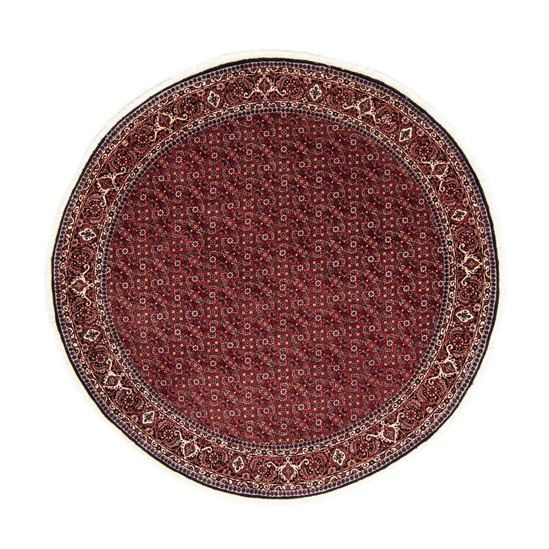 Perser Rug - Bidjar round  - 200 x 200 cm - dark red
