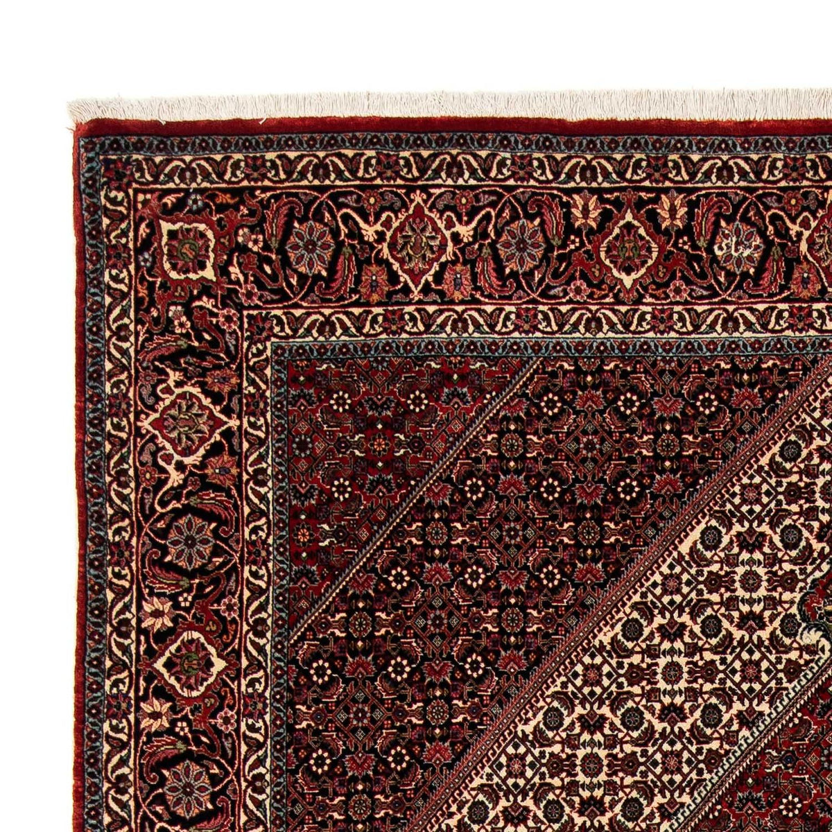 Perser Rug - Bidjar - 267 x 201 cm - dark red