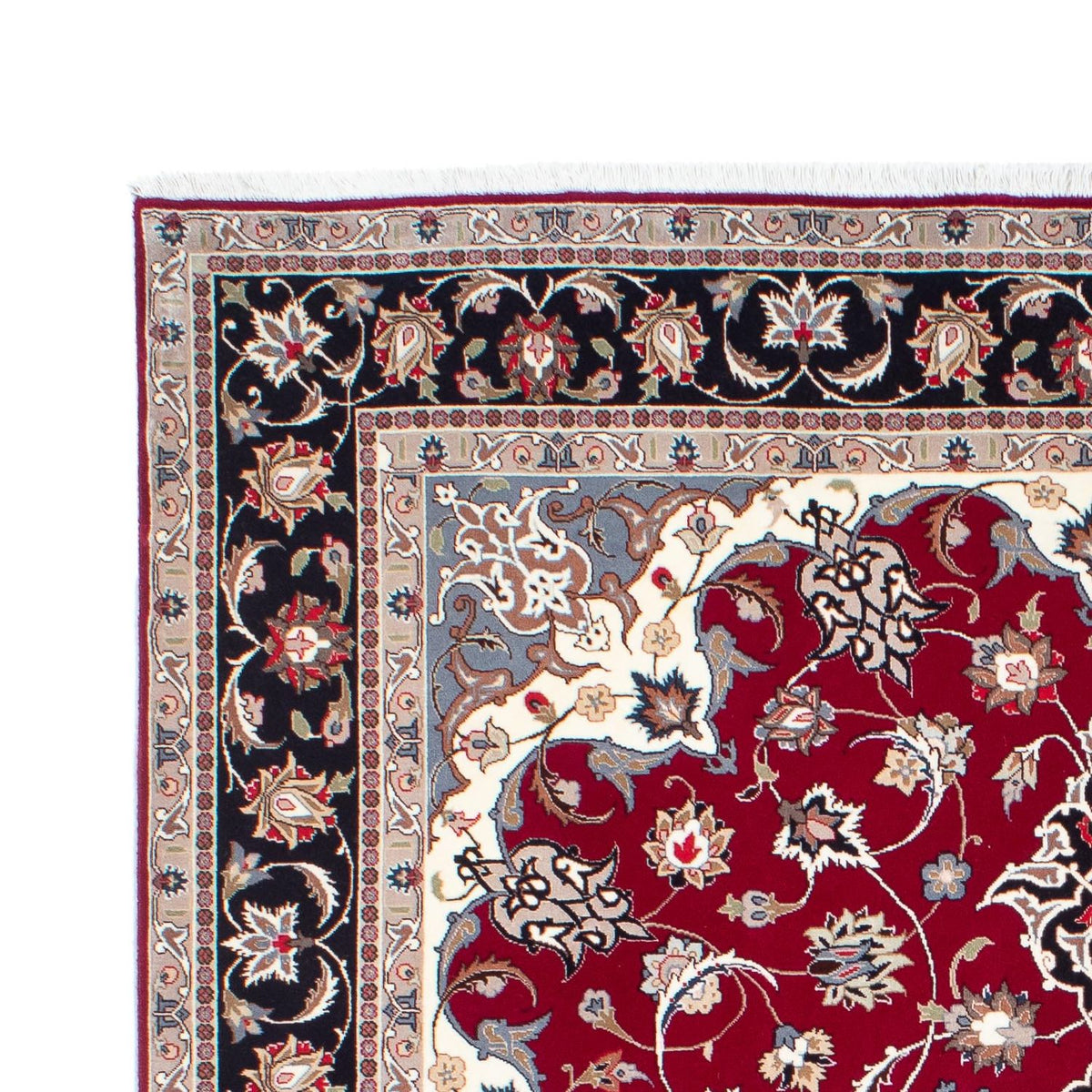 Perser Rug - Tabriz - Royal - 198 x 154 cm - dark red