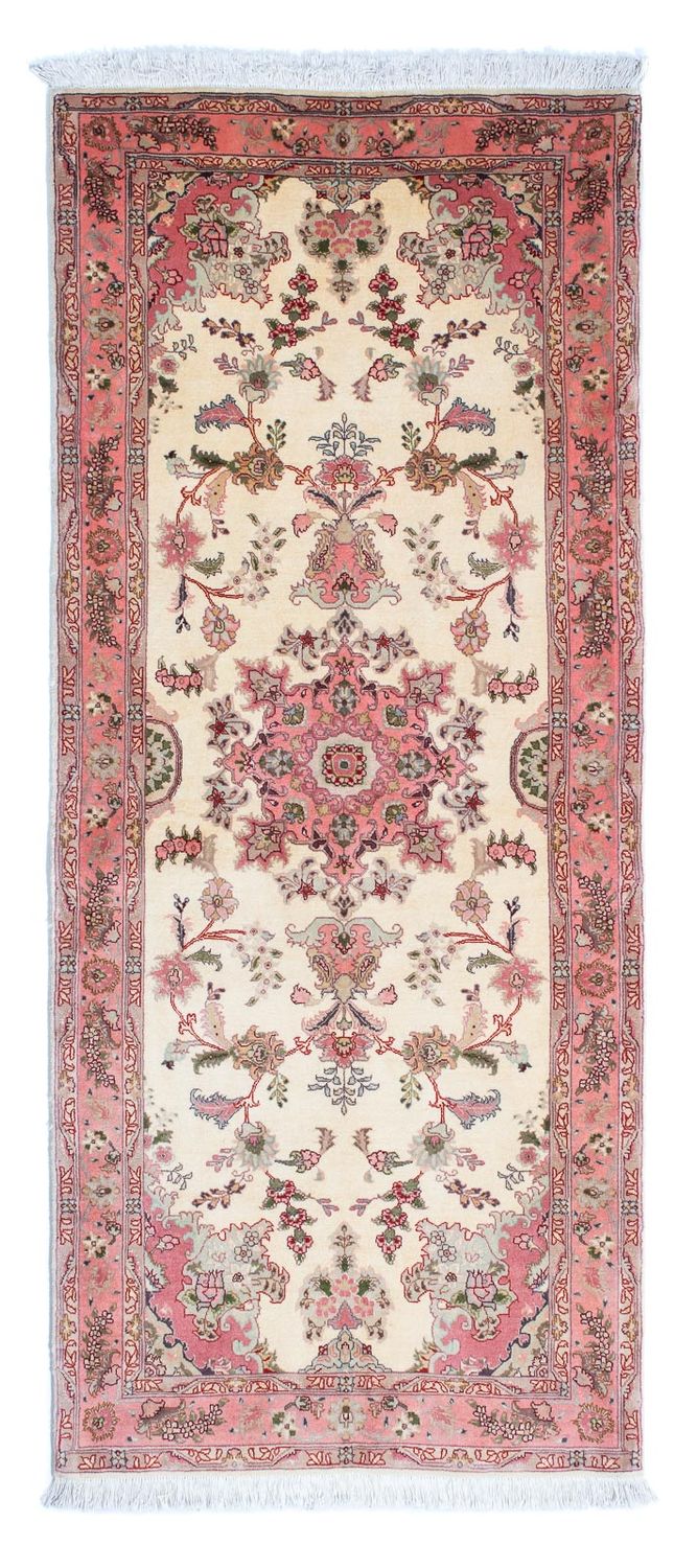 Runner Perser Rug - Tabriz - Royal - 198 x 83 cm - beige