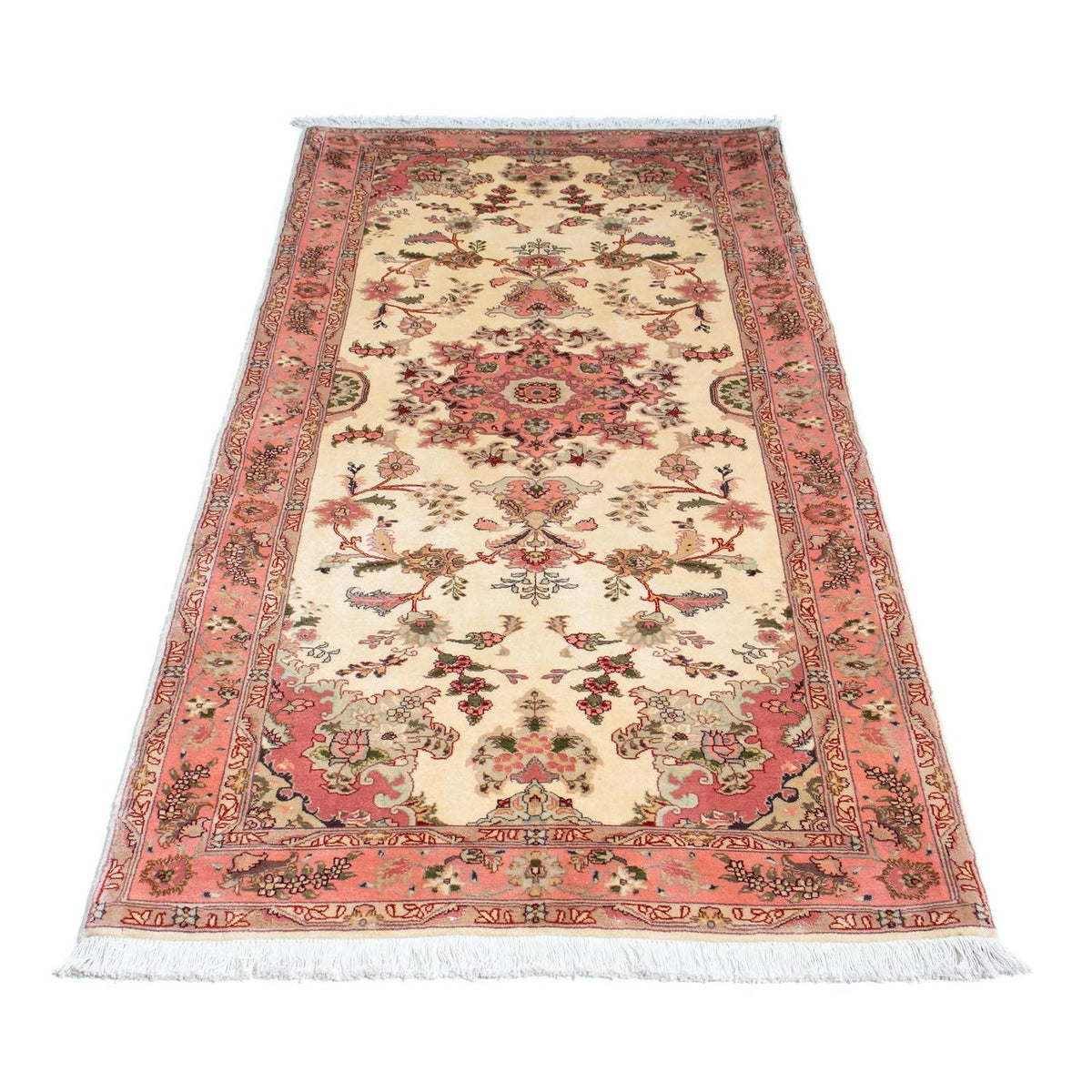 Runner Perser Rug - Tabriz - Royal - 198 x 83 cm - beige
