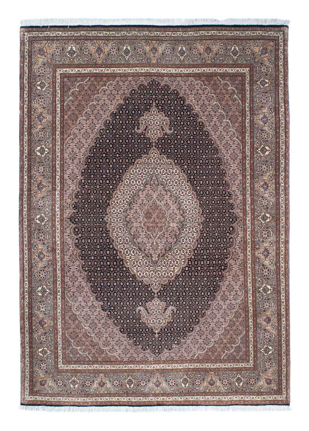 Perser Rug - Tabriz - 209 x 152 cm - light brown