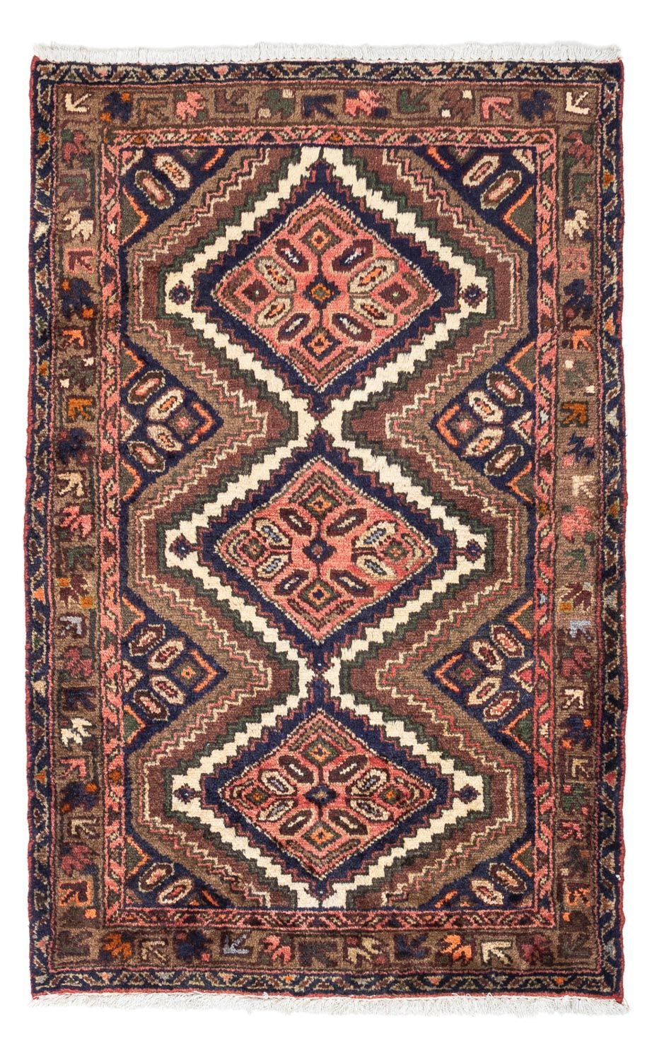 Perser Rug - Nomadic - 120 x 73 cm - light red