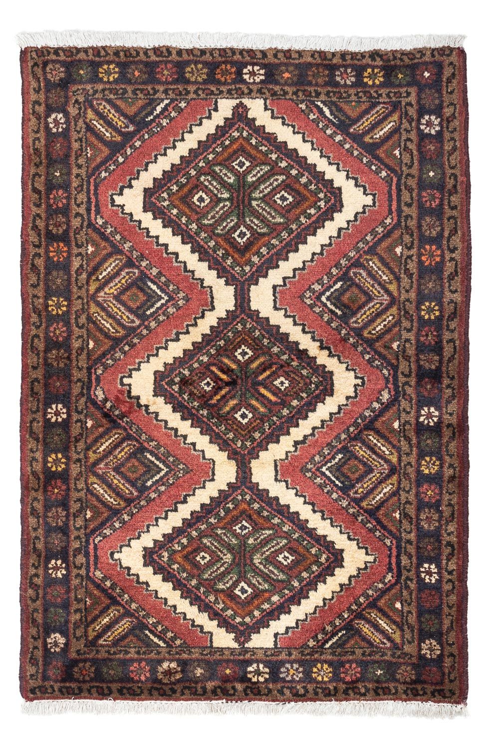 Perser Rug - Nomadic - 112 x 76 cm - red