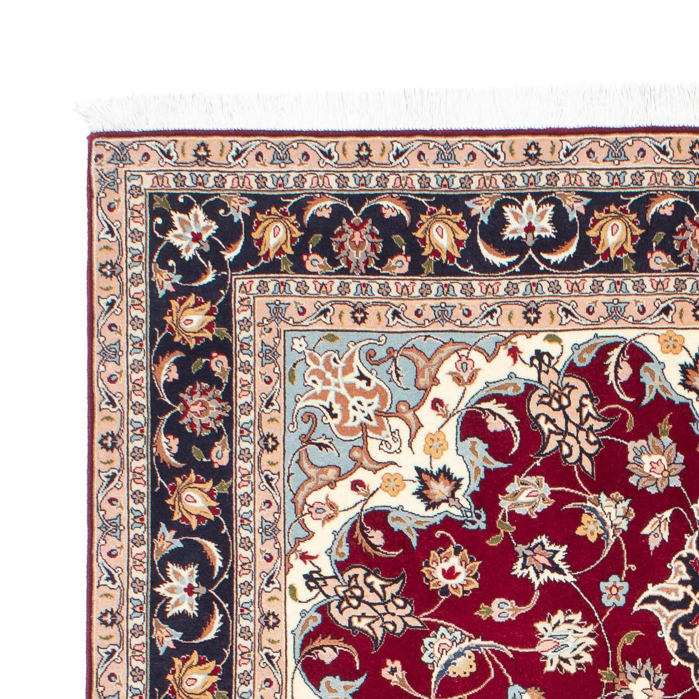 Tabriz - 50 Raj Rug 207x153cm - Persian Rugs