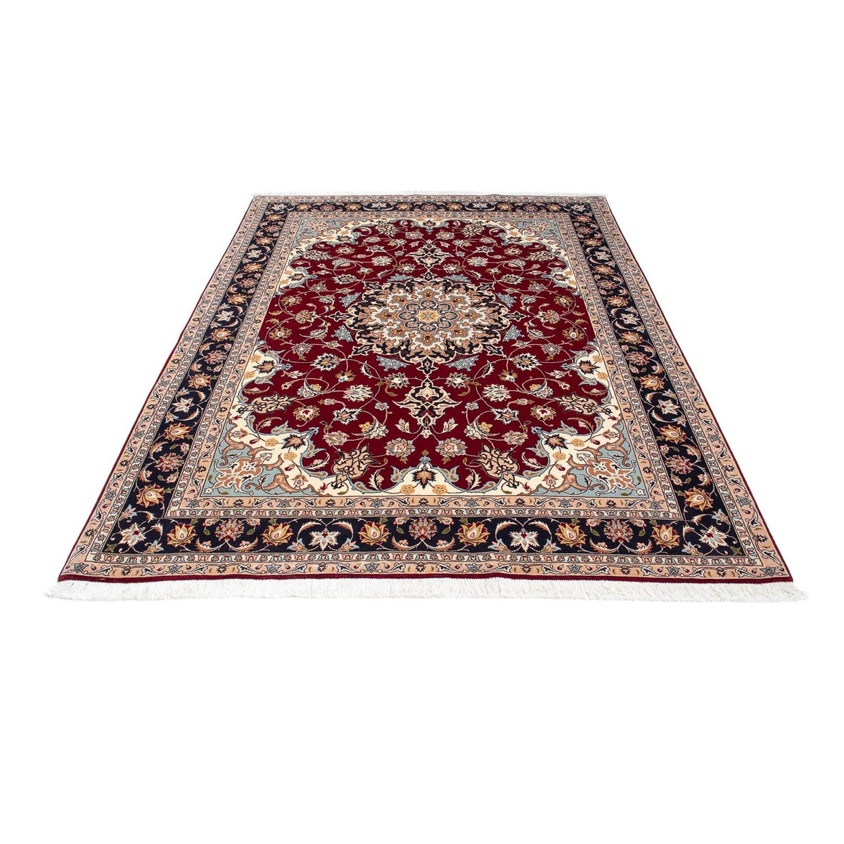 Perser Rug - Tabriz - Royal - 207 x 153 cm - dark red