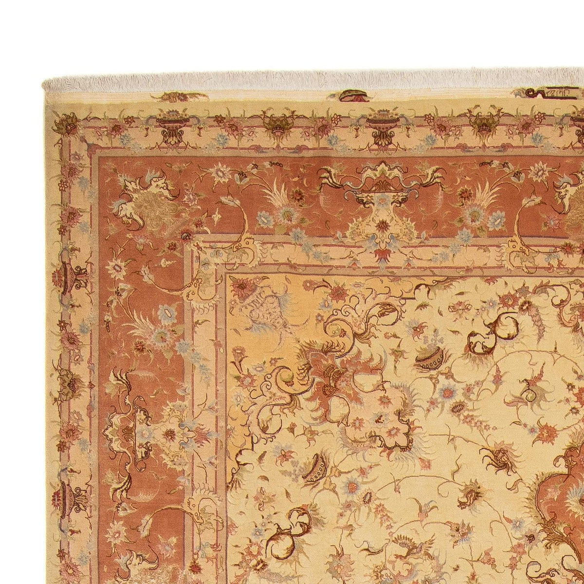 Perser Rug - Tabriz - Royal - 400 x 303 cm - light brown
