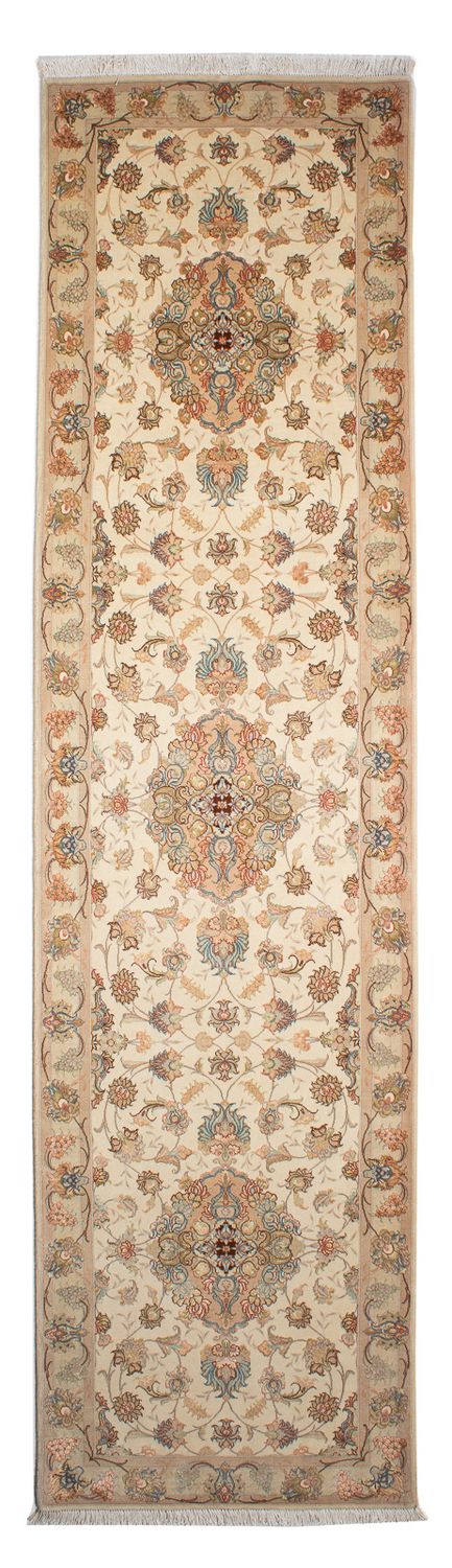 Runner Perser Rug - Tabriz - Royal - 330 x 86 cm - beige