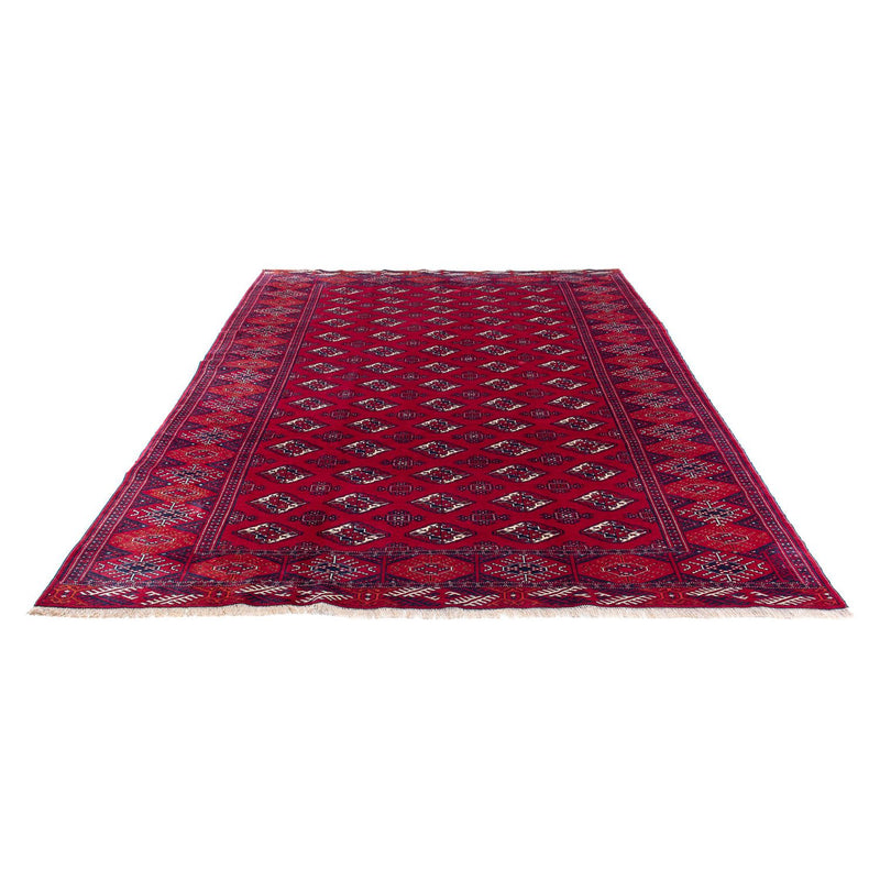 Turkaman Rug - 300 x 228 cm - dark red