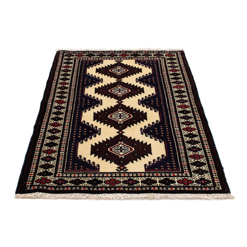Turkaman Rug - 133 x 86 cm - multicolored