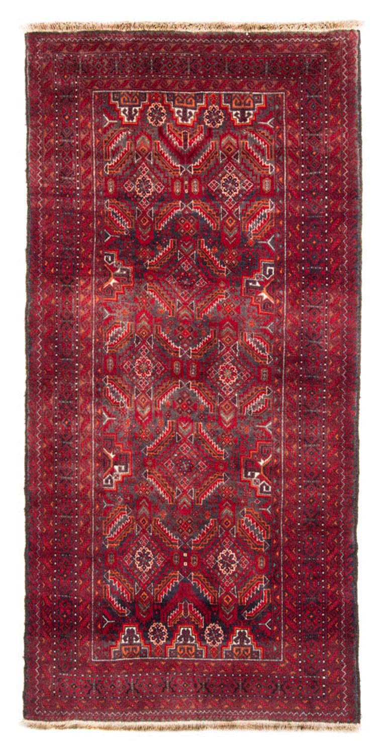 Runner Belutsch Rug - 212 x 105 cm - red