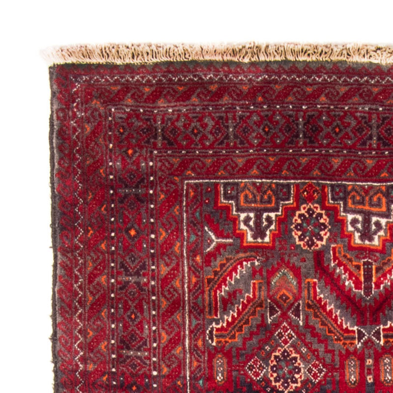 Runner Belutsch Rug - 212 x 105 cm - red