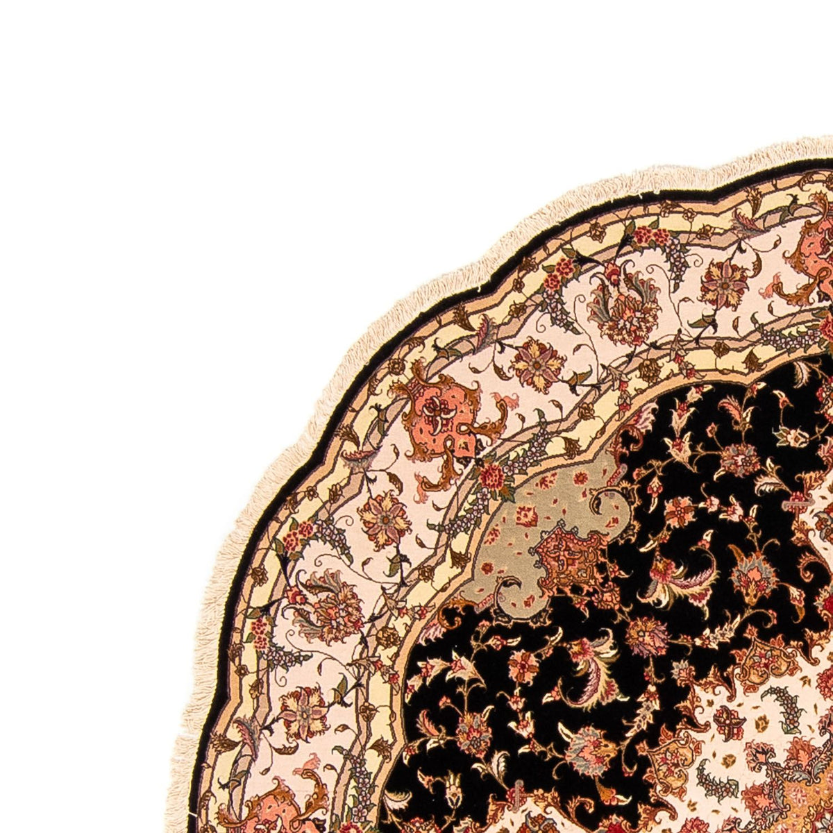 Tabriz - 50 Raj Rug 208x208cm - Persian Rugs