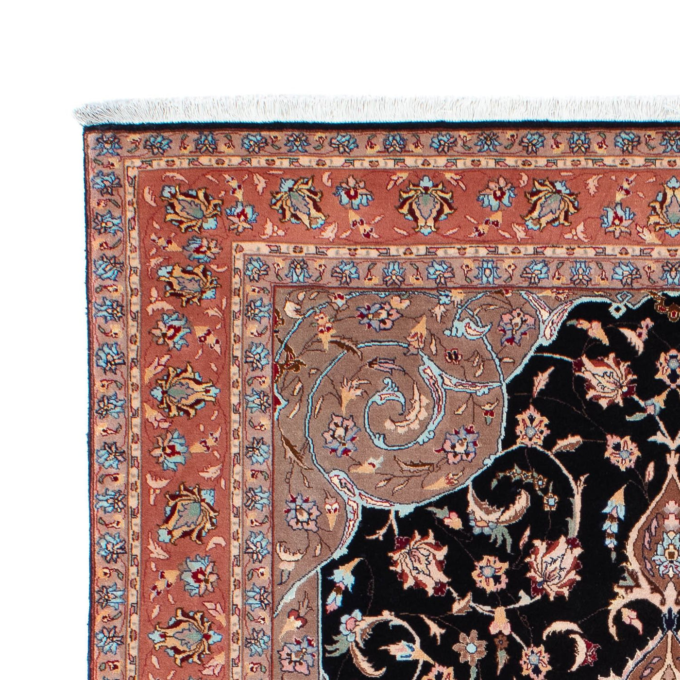 Tabriz - 50 Raj Rug 201x155cm - Persian Rugs