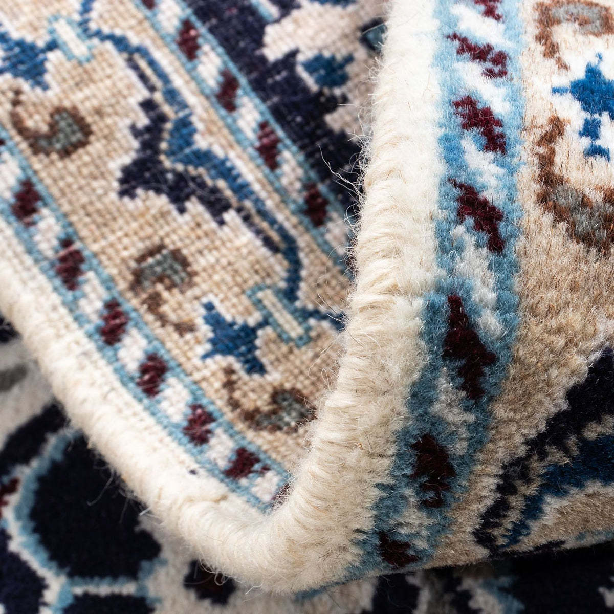 Perser Rug - Nain - 94 x 58 cm - dark blue