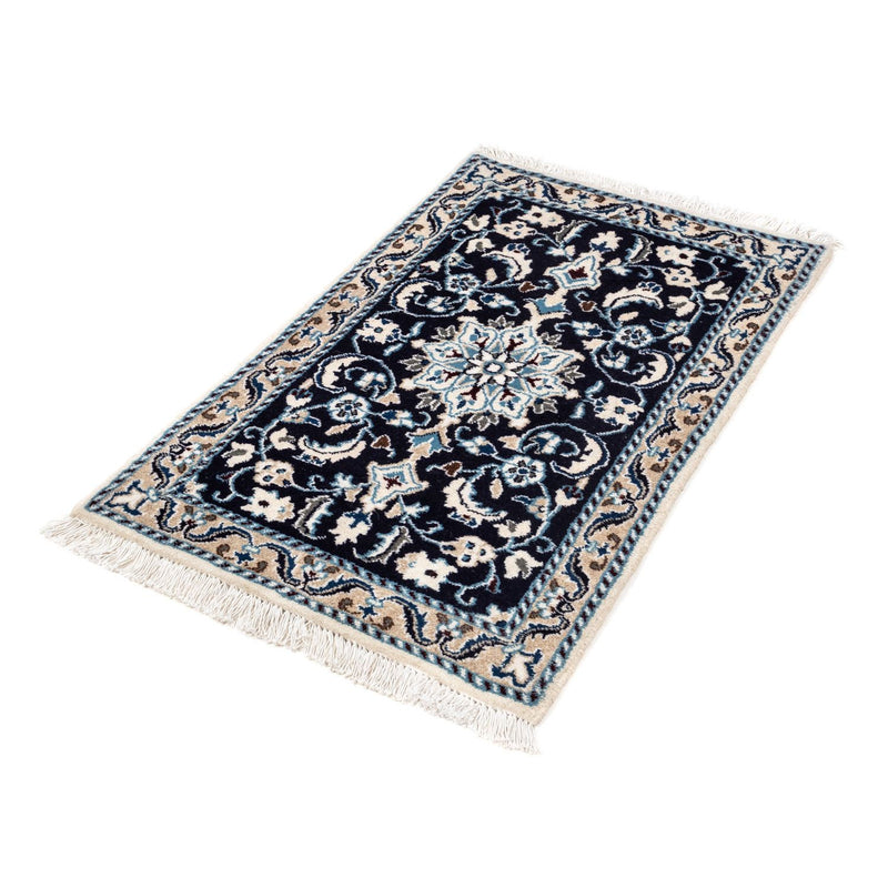 Perser Rug - Nain - 94 x 58 cm - dark blue