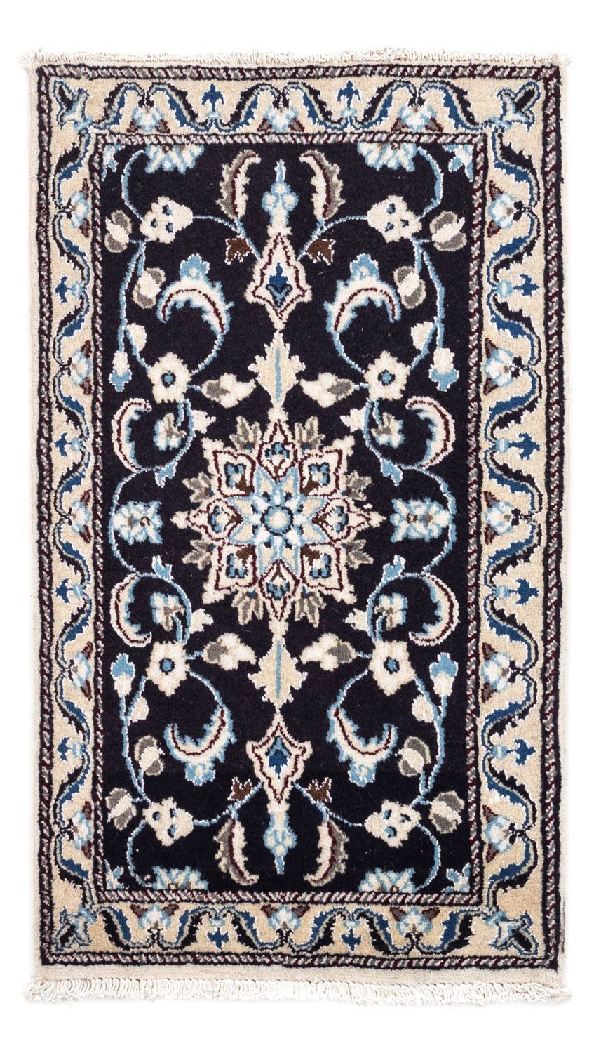 Perser Rug - Nain - 101 x 57 cm - dark blue