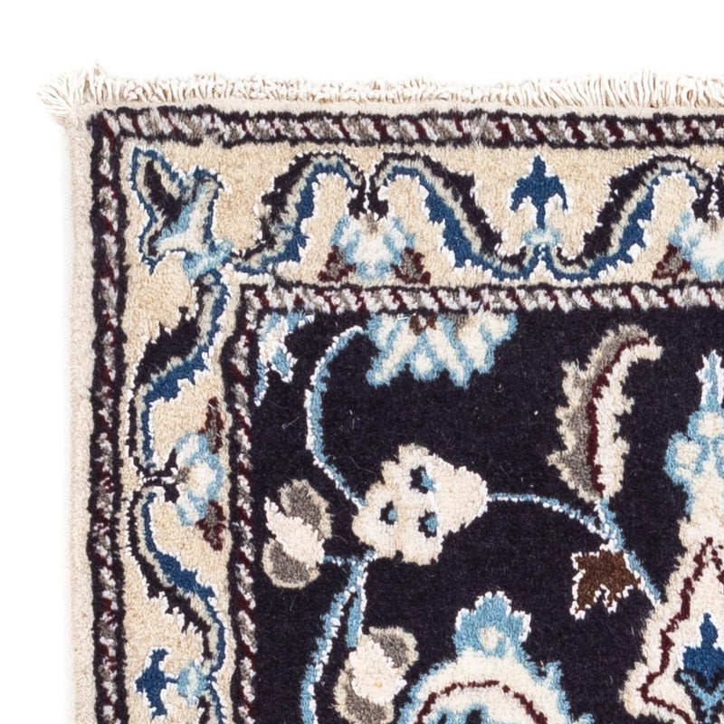 Perser Rug - Nain - 101 x 57 cm - dark blue