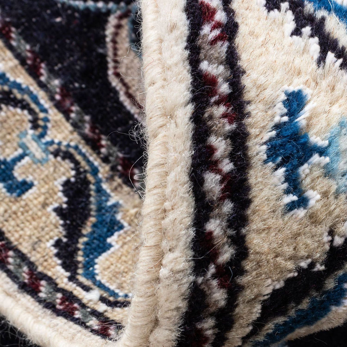 Perser Rug - Nain - 101 x 57 cm - dark blue