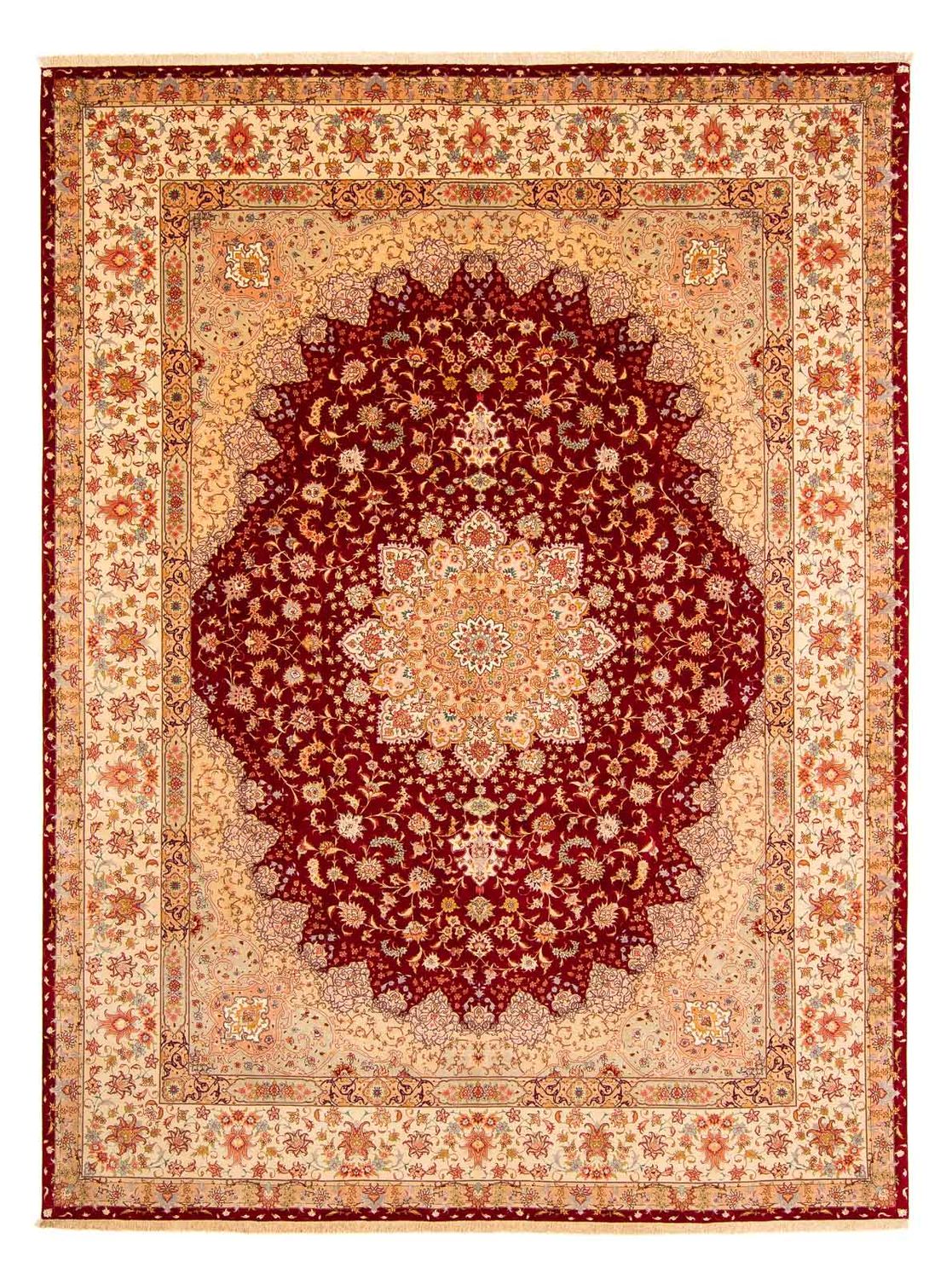 Perser Rug - Tabriz - Royal - 400 x 300 cm - dark red
