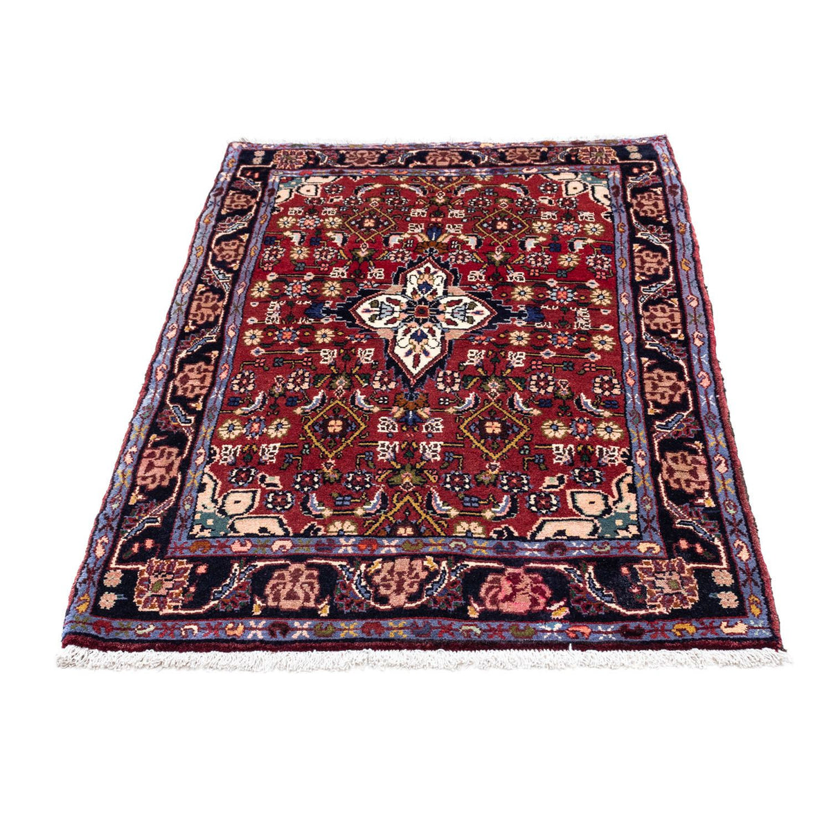 Perser Rug - Nomadic - 130 x 83 cm - dark red
